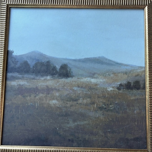 THRESHOLD NEW prairie land framed canvas board -12x12 - Picture 7 of 7